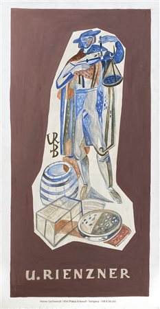 Heiner Gschwendt (Bozen/Bolzano 1914 – Klausen/Chiusa 2011) Plakatentwurf „U....