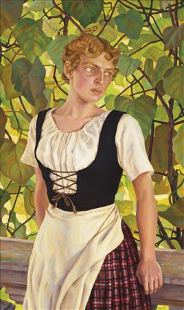 Ernst Nepo (Dauba, Böhmen/Boemia 1895 – Innsbruck 1971) Ritratto Bertha...