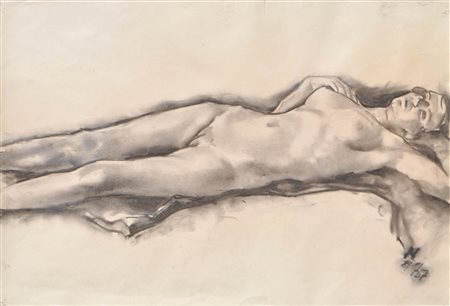 Ernst Nepo (Dauba, Böhmen/Boemia 1895 – Innsbruck 1971) Nudo femminile...