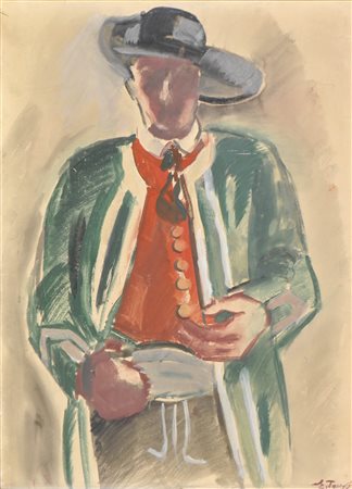 Erich Torggler (Kufstein 1899 – Innsbruck 1938) Bersagliere tirolese;Guazzo,...