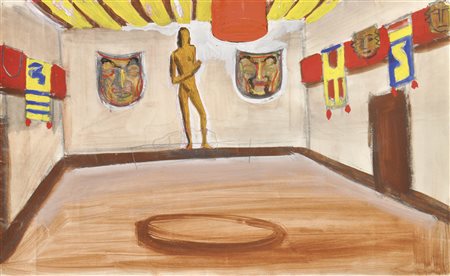 Erich Torggler (Kufstein 1899 – Innsbruck 1938) Bozzetto per decorazione per...