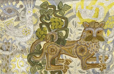 Liselotte Plangger-Popp Arazzo, 1978;89 x 133 cm Firma