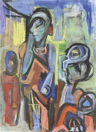 Hilde Goldschmidt (Leipzig/Lipsia 1897 – Kitzbühel 1980) Gruppo di figure,...