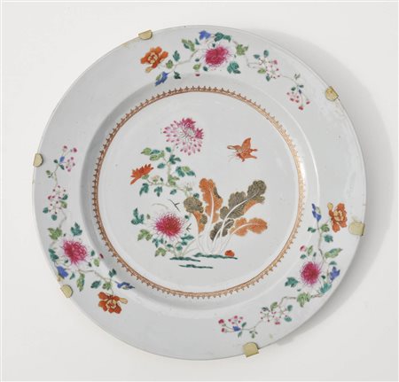 Piatto cinese;Porcellana, diametro 39 cm