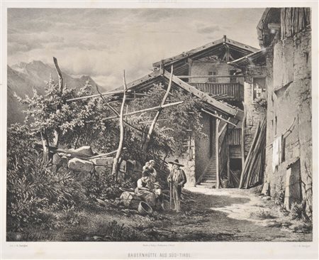 Gustav Jäger Maso in Alto Adige, 1861;Album artistico viennese, stampa e ed....