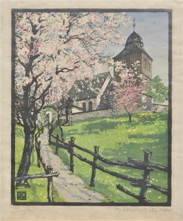 Koch (Österreich, 20. Jh./Austria, Novecento) Pentecoste, 1910 ca.;...