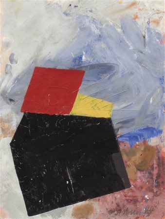 Arthur Kostner (* Bozen/Bolzano 1954) Senza titolo, 1989;Tecnica mista su...