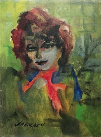 Mino Maccari Figura femminile 1980