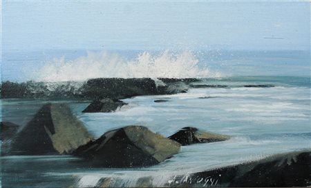 CANCOGNIA AGOSTINO Lucca 1950 "Scogli" 