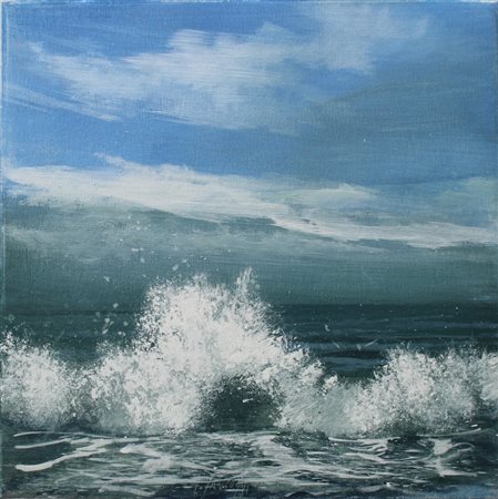 CANCOGNI AGOSTINO Lucca 1950 "L’onda che frange" 