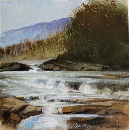 CANCOGNI AGOSTINO Lucca 1950 "Cascate" 