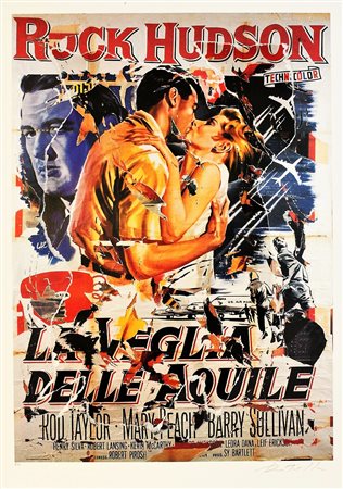 ROTELLA MIMMO Catanzaro 1918 - Milano 2006 "La veglia delle aquile" 