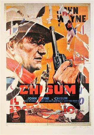 ROTELLA MIMMO Catanzaro 1918 – Milano 2006 "Chisum" 