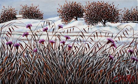 DAUREA GIOVANNI Caltanissetta 1955 "Inverno siciliano" 