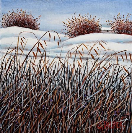 DAUREA GIOVANNI Caltanissetta 1955 "Neve in collina" 