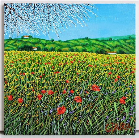 DAUREA GIOVANNI Caltanissetta 1955 "In primavera" 