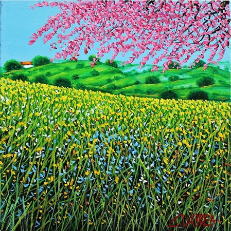 DAUREA GIOVANNI Caltanissetta 1955 "In primavera" 