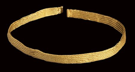 A roman gold bracelet.