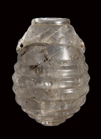 A roman rock crystal amphoriskos.