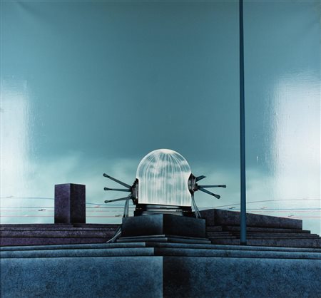 Franco Dellerba SENZA TITOLO acrilico su tela, cm 110x120 sul retro: data...