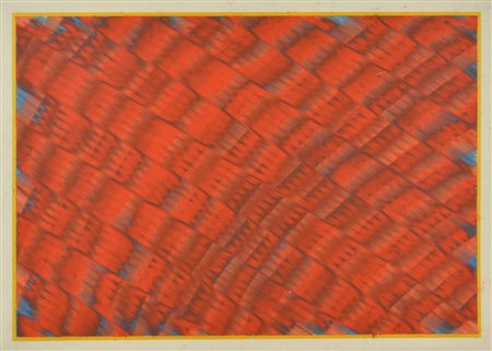 Raffaele Scaglione SENZA TITOLO pastello a olio su carta, cm 50x70 sul retro...