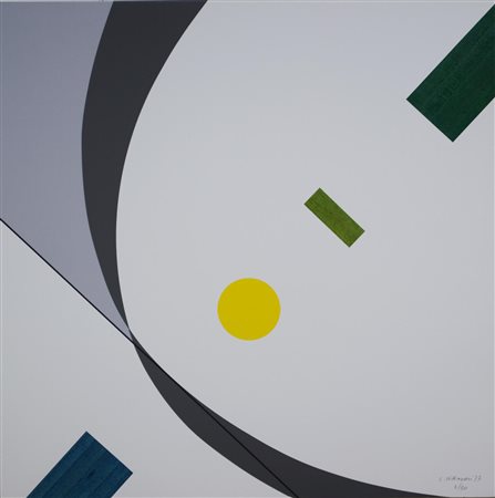 Luigi Veronesi QUATTRO VARIAZIONI serigrafia, cm 40x40; es 3/90 firmato,...