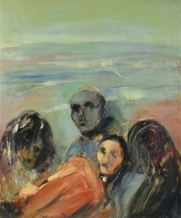 Fani OSSESSIONI D'OGGI olio su cartone telato, cm 60x50 firma sul retro:...