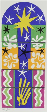 Henri Matisse NOTTE DI NATALE litografia su carta (d'apres), cm 43x33,5; es....