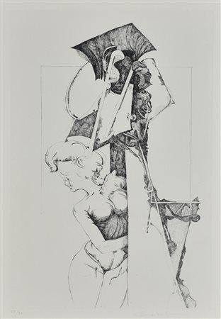 Imer Guala LOTTO DI TRE ACQUEFORTI - DAL FETICISMO, acquaforte su carta,...