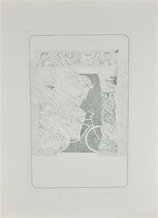 Claudio Knopfli BY-CYCLUS tre acquaforti su carta, battute cm 50x32, su fogli...