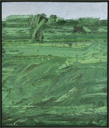 Gastone Cecconello SENZA TITOLO olio su tela, cm 70x60 firma e data eseguito...