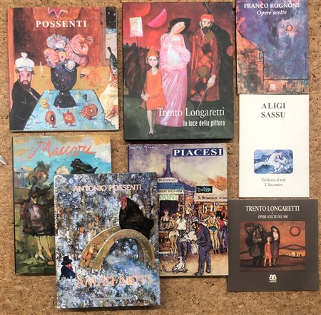 AUTORI VARI (MACCARI, PIACESI, POSSENTI E LONGARETTI) - Lotto unico di 8 cataloghi