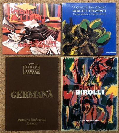 ARTE ITALIANA DEL DOPOGUERRA (ROTELLA, FESTA, GERMANÀ E UNCINI) - Lotto unico di 4 cataloghi: