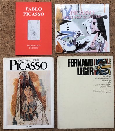 PABLO PICASSO E FERNAND LEGER - Lotto unico di 4 cataloghi