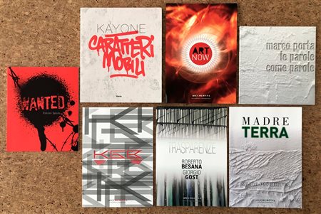 ARTE CONTEMPORANEA  - Lotto unico di 11 cataloghi