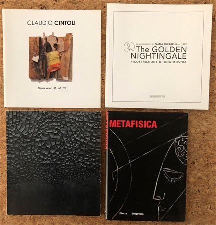 ARTE ITALIANA DEL DOPOGUERRA - Lotto unico di 4 cataloghi