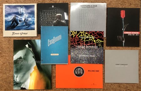 ARTE CONTEMPORANEA - Lotto unico di 9 cataloghi