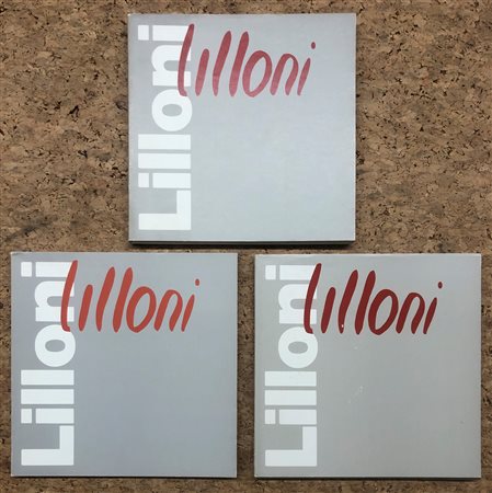 UMBERTO LILLONI - Lotto unico di 3 cataloghi