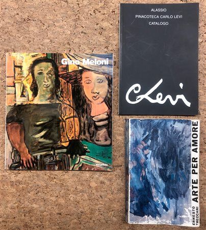 ARTE ITALIANA (MELONI, LEVI, TRECCANI) - Lotto unico di 3 cataloghi