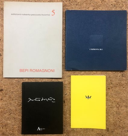 ARTE DEL DOPOGUERRA (DORAZIO, ROMAGNONI, COLLETTIVE) - Lotto unico di 4 cataloghi