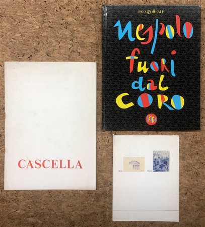 ARTE ITALIANA DEL DOPOGUERRA (NESPOLO, SALVO, CASCELLA) - Lotto unico di 3 cataloghi