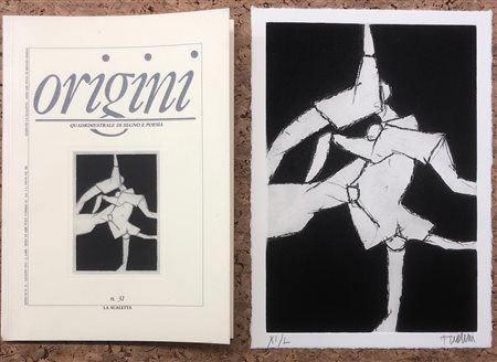 LIBRI D'ARTE CON OPERE ALL'INTERNO (EMILIO TADINI) - Origini. Quadrimestrale di-segno e poesia, 1997