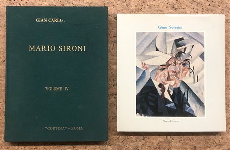 MARIO SIRONI E GINO SEVERINI - Lotto unico di 2 cataloghi