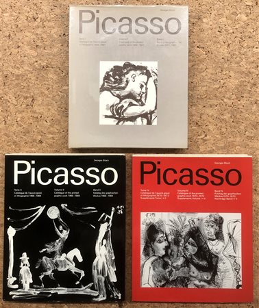PABLO PICASSO - Lotto unico di 3 cataloghi generali dell'opera grafica