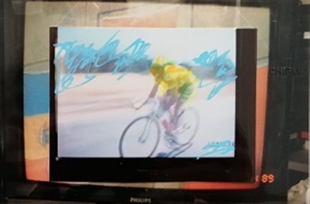 Mario Schifano "Marco Pantani"