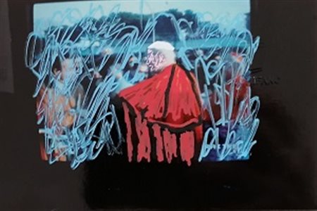 Mario Schifano "Papa Giovanni Paolo II"