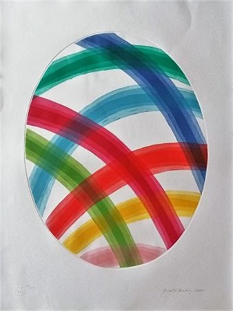 Piero Dorazio "Ovale n.2" 1987