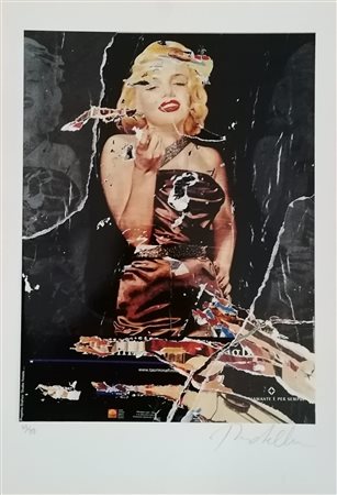 Mimmo Rotella "Marilyn -Il Mito”