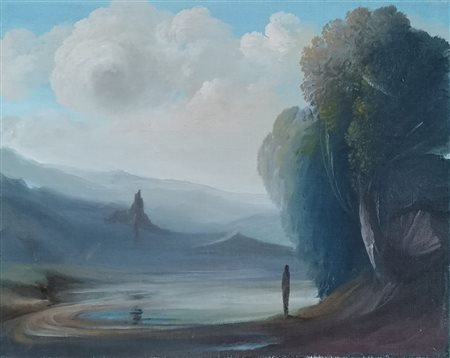 Ubaldo Bartolini "Attesa sul lago" 