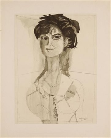 Bruno Cassinari "Senza titolo" 1961